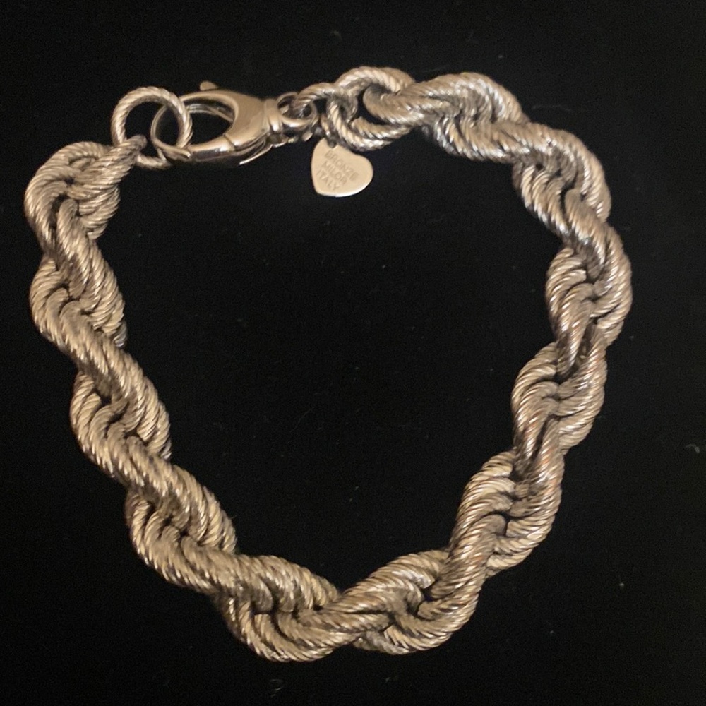 Milor chunky Bronze rope bracelet (Bronzo Italia)